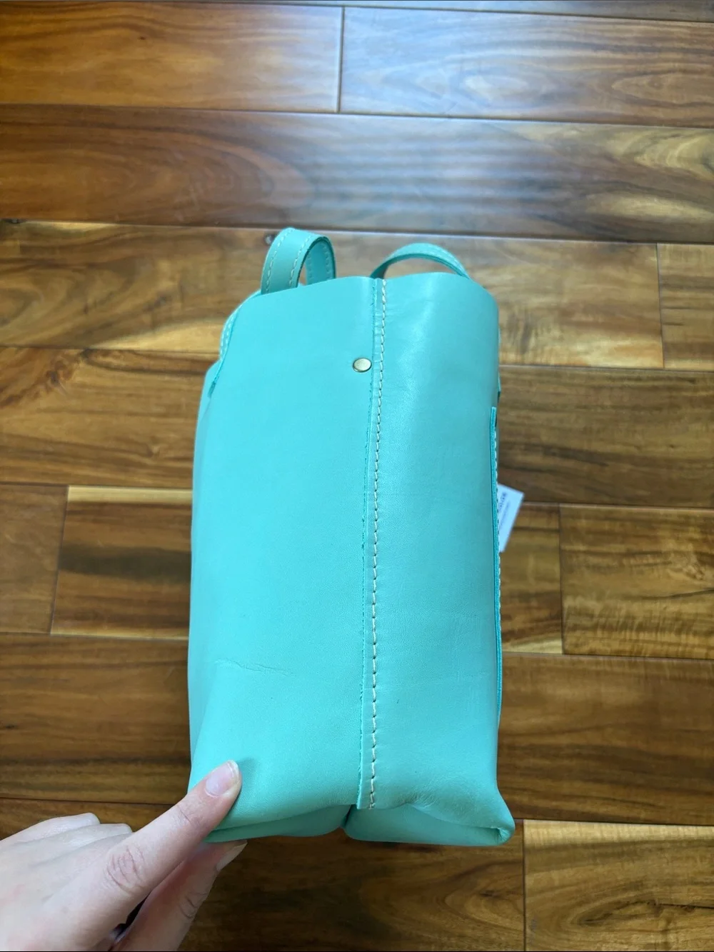 Portland Leather Goods Mint Classic Medium Crossbody Tote
